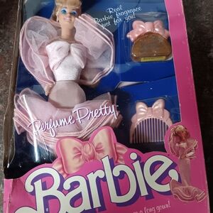 Vintage 1987 Perfume Pretty Barbie In Unopened Original Packaging